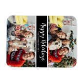 Briefkaart voor familiefotocollage-feestdag magneet (Horizontaal)