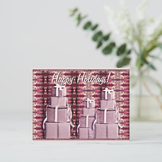 Briefkaart voor feestcadeaus (Staand voorkant)