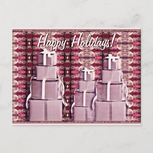 Briefkaart voor feestcadeaus (Voorkant)