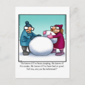 Briefkaart voor feestdag Humor (Voorkant)