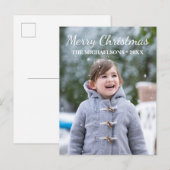 Briefkaart voor feestdag met feestdag met feestdag (Voorkant / Achterkant)