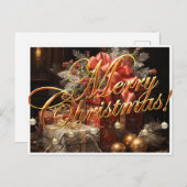 Briefkaart voor feestdagen (Voorkant / Achterkant)