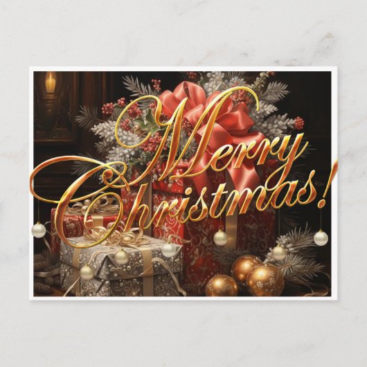 Briefkaart voor feestdagen (Voorkant)