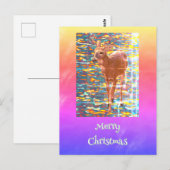 Briefkaart voor feestdagen (Voorkant / Achterkant)