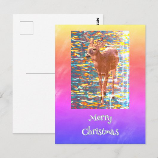 Briefkaart voor feestdagen (Voorkant / Achterkant)