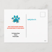 Briefkaart voor feestdagen met feestdagen voor gez (Achterkant)