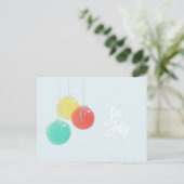 Briefkaart voor feestdagen met weinig kerstdagen (Staand voorkant)