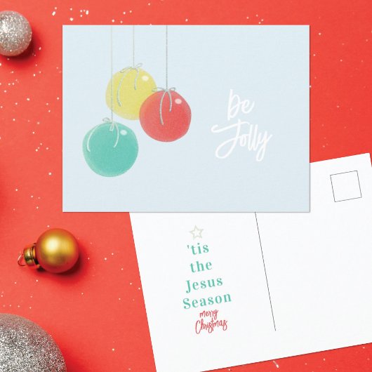 Briefkaart voor feestdagen met weinig kerstdagen