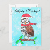 Briefkaart voor feestelijke feestdag (Voorkant / Achterkant)