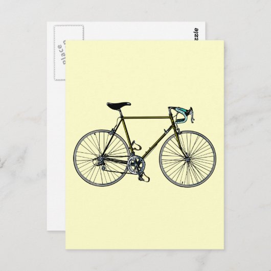 Briefkaart voor fietsen (Voorkant / Achterkant)