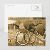 Briefkaart voor fietsen (Voorkant / Achterkant)