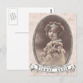  briefkaart voor fotobloem (Voorkant / Achterkant)