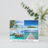  briefkaart voor fotocollage (Staand voorkant)