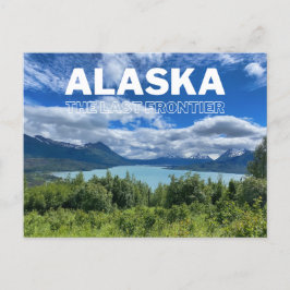 Briefkaart voor fotografie bij het Alaska-gebergte