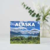Briefkaart voor fotografie bij het Alaska-gebergte (Staand voorkant)