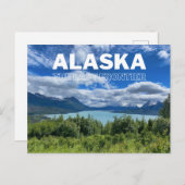 Briefkaart voor fotografie bij het Alaska-gebergte (Voorkant / Achterkant)