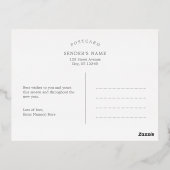 Briefkaart voor foutloos bewerkbare kleurentelevis (Achterkant)