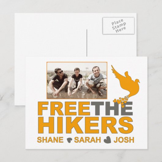 Briefkaart voor Freethehikers (Voorkant / Achterkant)