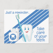 Briefkaart voor gebitsbenoemingen (Voorkant)