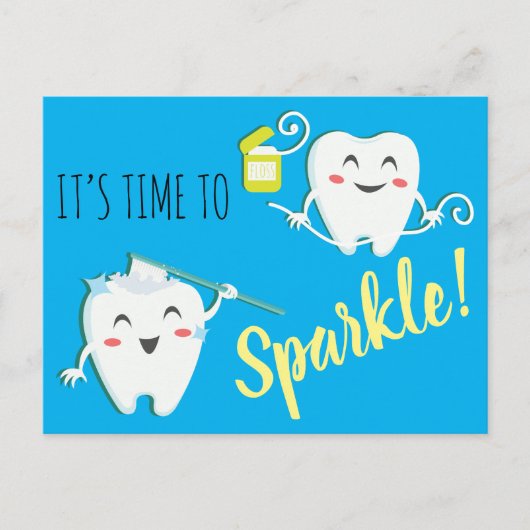 Briefkaart voor gebitsbenoemingen (Voorkant)