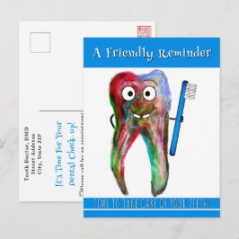 Briefkaart voor gebitsbenoemingen