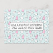 Briefkaart voor gebitsbenoemingen (Voorkant)