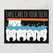 Briefkaart voor gebitsbenoemingen (Voorkant)