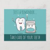 Briefkaart voor gebitsbenoemingen (Voorkant)