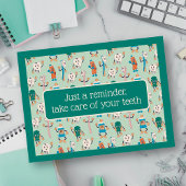 Briefkaart voor gebitsbenoemingen