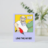 Briefkaart voor gebitscontrole (Staand voorkant)