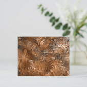 Briefkaart voor gekleurd koper (Staand voorkant)