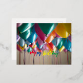 briefkaart voor gelukkige verjaardag (Voorkant / Achterkant)