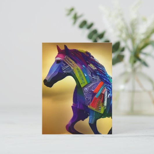 Briefkaart voor gemengde mediasoorten (Staand voorkant)