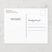 Briefkaart voor gevechtsvliegtuigen met kerstrode  (Achterkant)