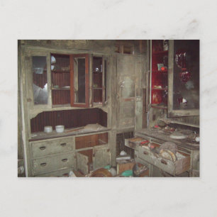 Briefkaart voor gevlekte keuken