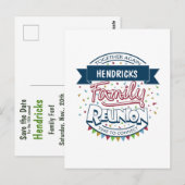 Briefkaart voor gezinshereniging (Voorkant / Achterkant)