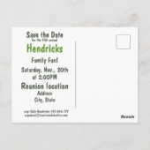 Briefkaart voor gezinshereniging (Achterkant)