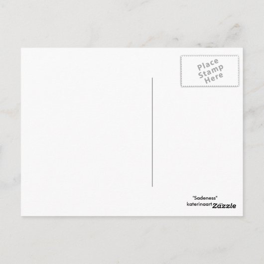 Briefkaart voor godslastering (Achterkant)