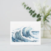 briefkaart voor golfwachter (Staand voorkant)