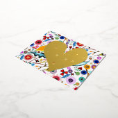 Briefkaart voor goudbreukfolie (Gedraaid)