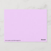 Briefkaart voor goudmaasconserven (Achterkant)