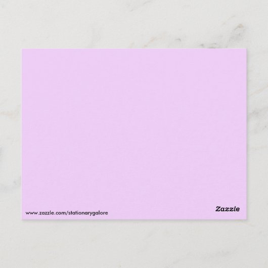 Briefkaart voor goudmaasconserven (Achterkant)