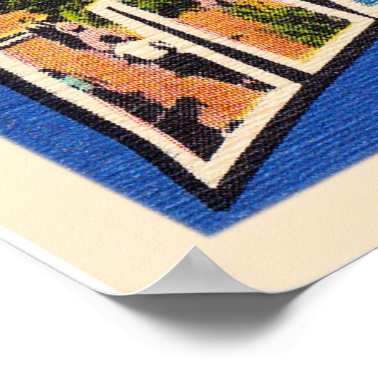 Briefkaart voor grote letters bij het Arrowiad Cal Poster (Hoek)