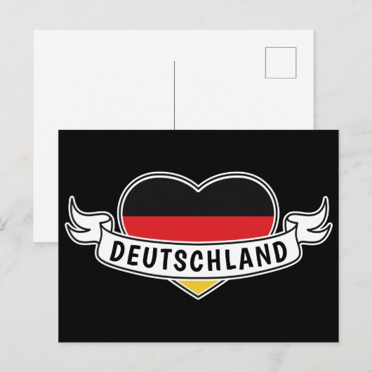 Briefkaart voor grote liefde (Voorkant / Achterkant)