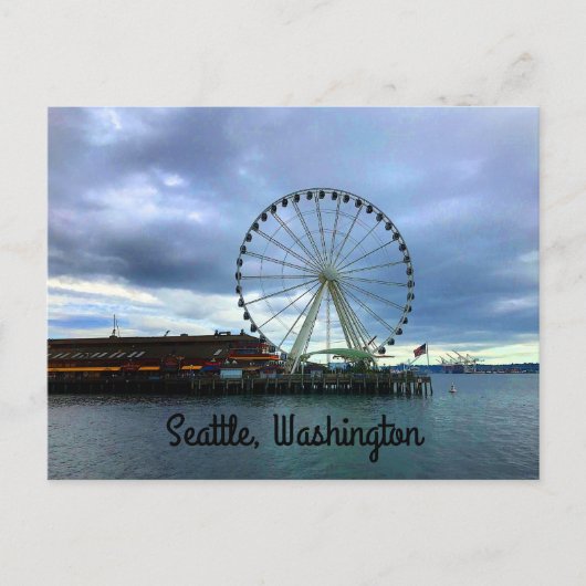 Briefkaart voor grote wiel bij Seattle #2 (Voorkant)