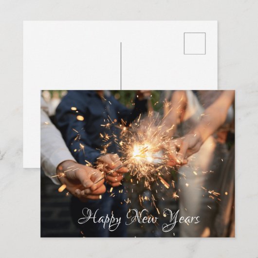 briefkaart voor handvuurwerk (Voorkant / Achterkant)