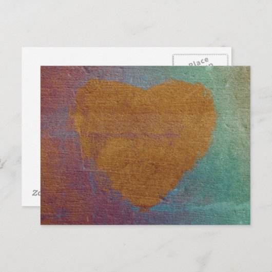 Briefkaart voor hartexpressie (Voorkant / Achterkant)