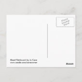 briefkaart voor hartspatten (Achterkant)