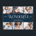 Briefkaart voor heerlijk leven EDITABLE COLOR Holi<br><div class="desc">Het seizoen vieren met dit moderne en stijlvolle briefkaart van Berry Berry Sweet. Ook beschikbaar in platte en gevouwen kaartformaten. Afdrukbaar digitaal bestand beschikbaar op berryberrysweet.com</div>