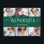 Briefkaart voor heerlijk leven EDITABLE COLOR Holi<br><div class="desc">Het seizoen vieren met dit moderne en stijlvolle briefkaart van Berry Berry Sweet. Ook beschikbaar in platte en gevouwen kaartformaten. Afdrukbaar digitaal bestand beschikbaar op berryberrysweet.com</div>